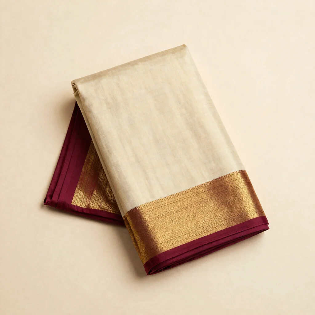 Ivory Zari Kanchipuram